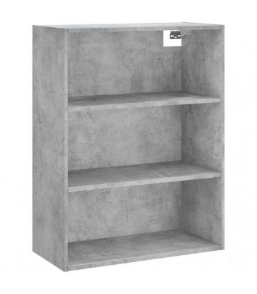 vidaXL Highboard Concrete Grey 69,5x34x180 cm Engineered Wood