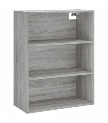 vidaXL Highboard Grey Sonoma 69,5x34x180 cm Engineered Wood