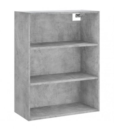 vidaXL Highboard Concrete Grey 69,5x34x180 cm Engineered Wood