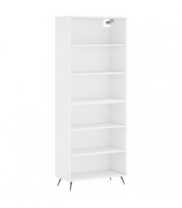 vidaXL Highboard White 69,5x32,5x180 cm Engineered Wood