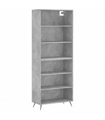 vidaXL Highboard Concrete Grey 69,5x32,5x180 cm Engineered Wood
