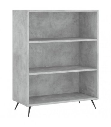 vidaXL Highboard Concrete Grey 69,5x32,5x180 cm Engineered Wood