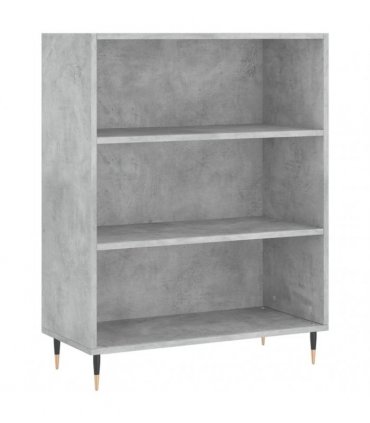 vidaXL Highboard Concrete Grey 69,5x32,5x180 cm Engineered Wood
