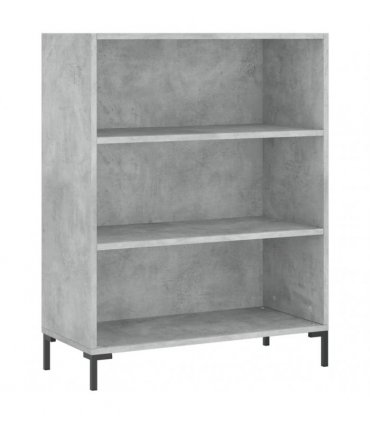 vidaXL Highboard Concrete Grey 69,5x32,5x180 cm Engineered Wood