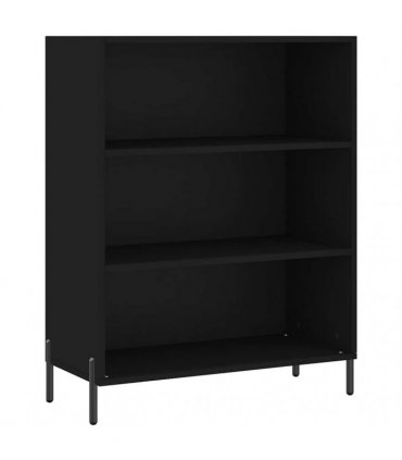 vidaXL Highboard Black 69,5x32,5x180 cm Engineered Wood