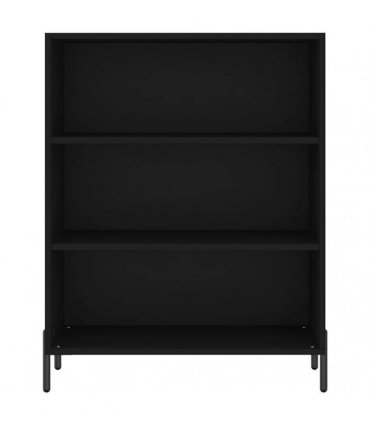 vidaXL Highboard Black 69,5x32,5x180 cm Engineered Wood