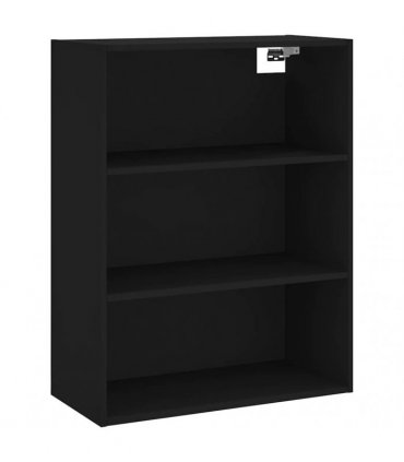 vidaXL Highboard Black 69,5x32,5x180 cm Engineered Wood