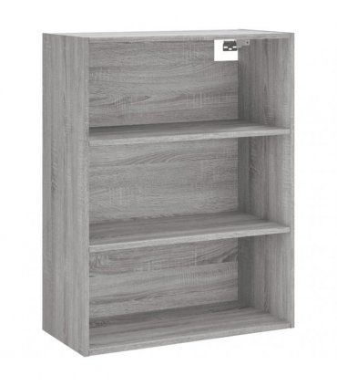 vidaXL Highboard Grey Sonoma 69,5x34x180 cm Engineered Wood