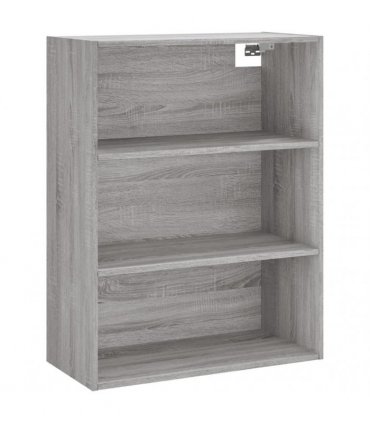 vidaXL Highboard Grey Sonoma 69,5x34x180 cm Engineered Wood