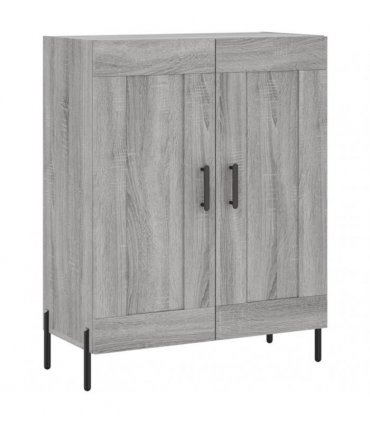 vidaXL Highboard Grey Sonoma 69,5x34x180 cm Engineered Wood