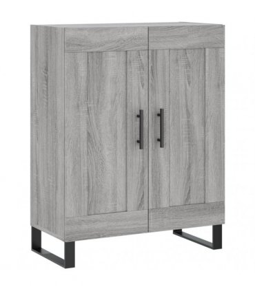vidaXL Highboard Grey Sonoma 69,5x34x180 cm Engineered Wood