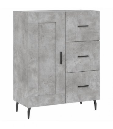 vidaXL Highboard Concrete Grey 69,5x34x180 cm Engineered Wood