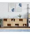 vidaXL Sideboards 3 pcs Sonoma Oak Engineered Wood
