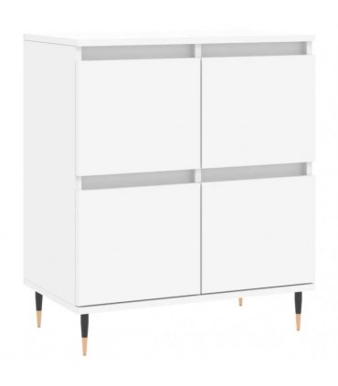 vidaXL Sideboards 2 pcs White Engineered Wood