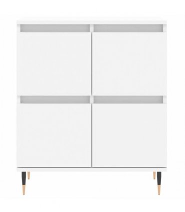 vidaXL Sideboards 2 pcs White Engineered Wood