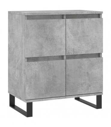 vidaXL Sideboards 2 pcs Concrete Grey Engineered Wood