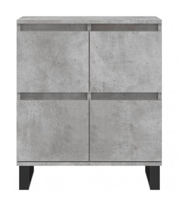 vidaXL Sideboards 2 pcs Concrete Grey Engineered Wood