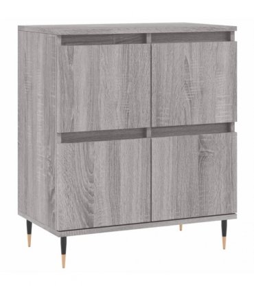 vidaXL Sideboards 3 pcs Grey Sonoma Engineered Wood