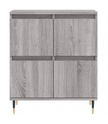 vidaXL Sideboards 3 pcs Grey Sonoma Engineered Wood