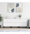 vidaXL Sideboards 3 pcs White Engineered Wood