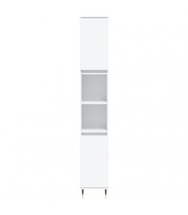vidaXL 3 Piece Bathroom Furniture Set White Engineered Wood