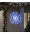 vidaXL Christmas Starburst Lights 140 LEDs 8 pcs Cold White 17 cm