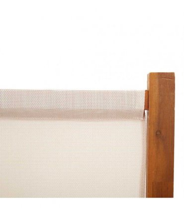 vidaXL 6-Panel Room Divider Cream White 420x180 cm