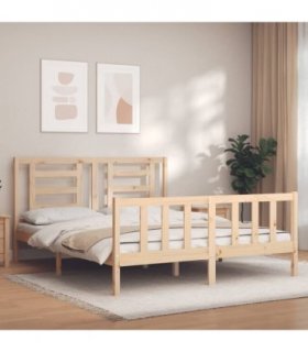 vidaXL Bed Frame without Mattress 160x200 cm Solid Wood Pine