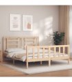 vidaXL Bed Frame without Mattress 160x200 cm Solid Wood Pine