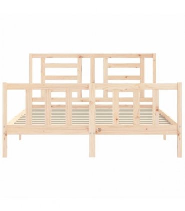 vidaXL Bed Frame without Mattress 160x200 cm Solid Wood Pine