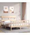 vidaXL Bed Frame without Mattress 160x200 cm Solid Wood Pine