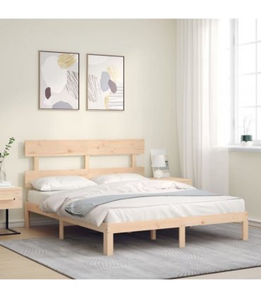 vidaXL Bed Frame without Mattress 160x200 cm Solid Wood Pine