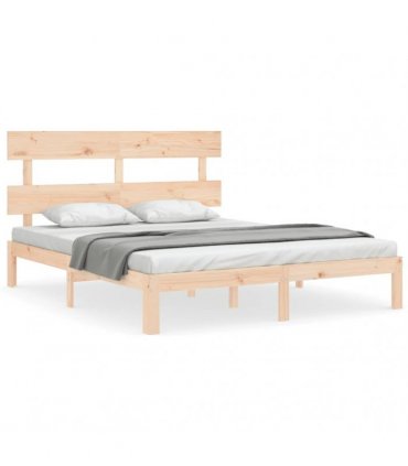 vidaXL Bed Frame without Mattress 160x200 cm Solid Wood Pine