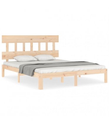 vidaXL Bed Frame without Mattress 160x200 cm Solid Wood Pine