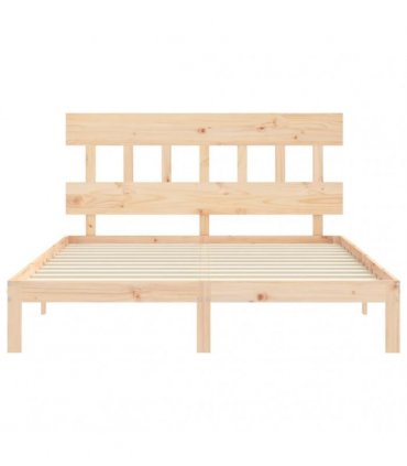vidaXL Bed Frame without Mattress 160x200 cm Solid Wood Pine