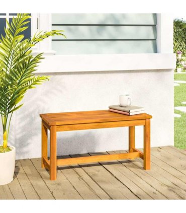 vidaXL Garden Bench 80x35x45 cm Solid Wood Acacia