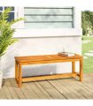 vidaXL Garden Bench 110x35x45 cm Solid Wood Acacia