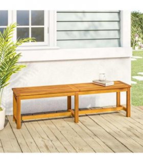 vidaXL Garden Bench 150x35x45 cm Solid Wood Acacia