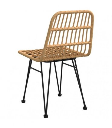 vidaXL Garden Chairs 2 pcs 48x62x84 cm PE Rattan