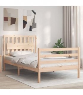 vidaXL Bed Frame without Mattress 100x200 cm Solid Wood