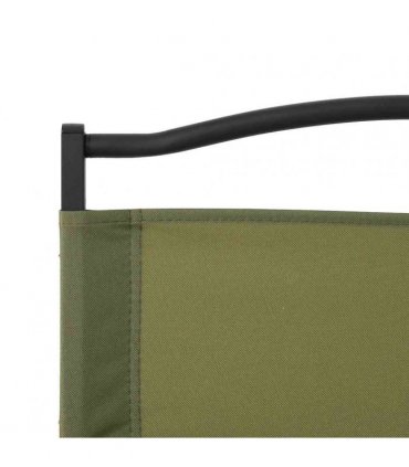 vidaXL Camping Chairs 2 pcs Green 54x43x59 cm Oxford Fabric