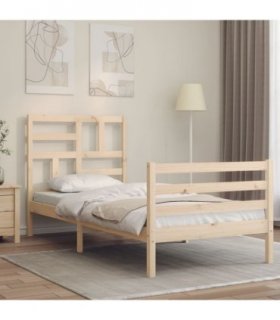 vidaXL Bed Frame without Mattress 100x200 cm Solid Wood