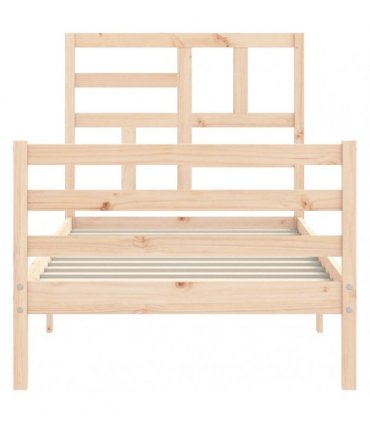 vidaXL Bed Frame without Mattress 100x200 cm Solid Wood