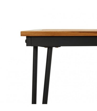 vidaXL Garden Table with Hairpin Legs 200x90x75 cm Solid Wood Acacia
