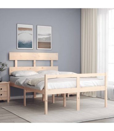 vidaXL Senior Bed without Mattress 120x200 cm Solid Wood