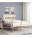 vidaXL Senior Bed without Mattress 120x200 cm Solid Wood