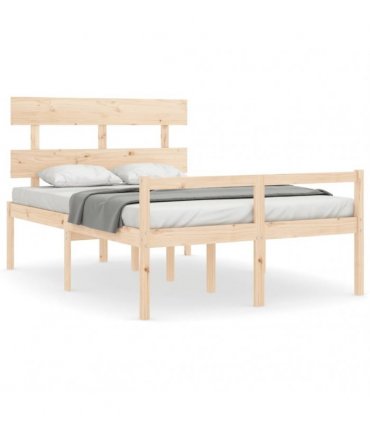 vidaXL Senior Bed without Mattress 120x200 cm Solid Wood