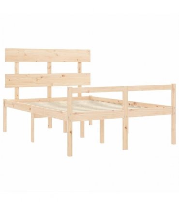 vidaXL Senior Bed without Mattress 120x200 cm Solid Wood