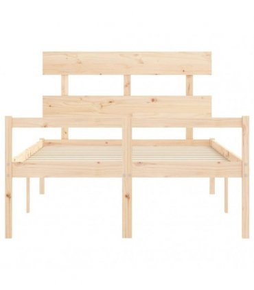 vidaXL Senior Bed without Mattress 120x200 cm Solid Wood