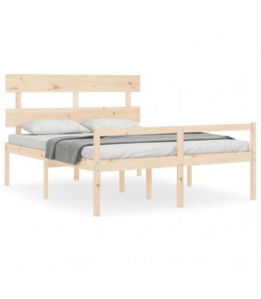 vidaXL Senior Bed without Mattress 160x200 cm Solid Wood